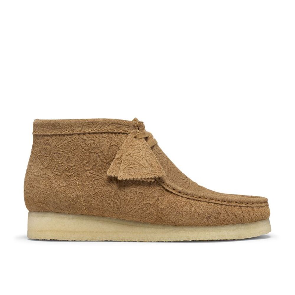 Clarks Mens Wallabee Boot Brown Boots (NWT)